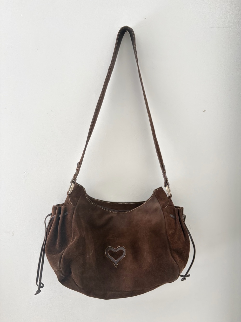Vintage Suede Shoulder Bag